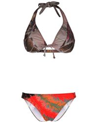 Roberto Cavalli - Bikini Met Grafische Print - Lyst