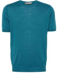 Corneliani - T-shirt en maille fine - Lyst
