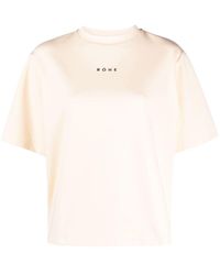 Rohe - T-shirt en coton mélangé à logo imprimé - Lyst