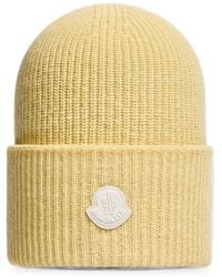 Moncler - Beanie Aus Woll-Kaschmirgemisch - Lyst