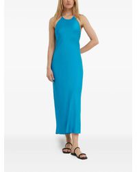 Samsøe & Samsøe - Halterneck Open-Back Midi Dress - Lyst