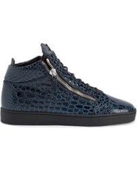 Giuseppe Zanotti - Kriss Sneakers Mit Kroko-Effekt - Lyst