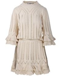 Isabel Marant - Norma Short Dress With Ruffles - Lyst
