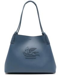 Etro - Petit Sac Cabas Libra À Anse Tressée En Cuir - Lyst