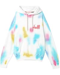 Tsumori Chisato - Tie-Dye Logo-Embroidered Hoodie - Lyst