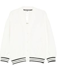Twinset - Vest Met Gestreepte Afwerking - Lyst