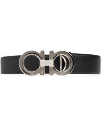 Ferragamo - Reversible Adjustable Gancini Belt - Lyst