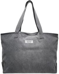 WOOYOUNGMI - Corduroy Logo-Patch Tote Bag - Lyst