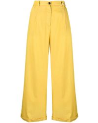 Myths - Cropped Wide-Leg Trousers - Lyst