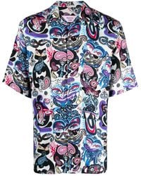 Martine Rose - Paisley-print Shirt - Men's - Viscose - Lyst