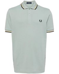 Fred Perry - Polo En Coton À Logo Brodé - Lyst