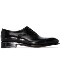 Santoni - Classic Leather Oxford Shoes - Lyst