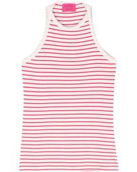 ..,merci - Striped Fine-ribbed Top - Lyst