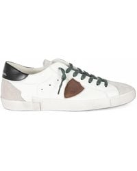 Philippe Model - Prsx Logo-Patch Panelled Sneakers - Lyst