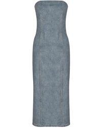 Rag & Bone - Miramar Ponte Jasmine Midi Dress - Lyst