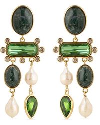 Mignonne Gavigan - Stone-Embellished Drop Earrings - Lyst