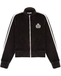 Sporty & Rich - Ny Crest Elio Striped Zip-Up Track Jacket - Lyst