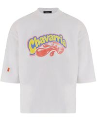 Willy Chavarria - T-Shirt Oversize À Imprimé Graphique - Lyst