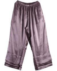 Baserange - Pantalon Pama En Soie À Taille Haute - Lyst