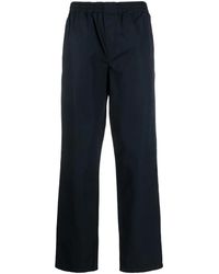 Aspesi - Elasticated-Waistband Straight-Leg Trousers - Lyst