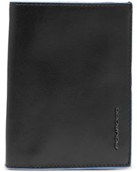 Piquadro - Trifold Leather Wallet - Lyst