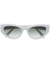 Alexander McQueen - Sonnenbrille mit eckigem Gestell - Lyst