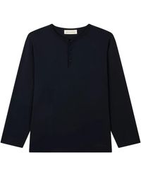 MAN ON THE BOON. - Camicia Con Scollo Henley - Lyst