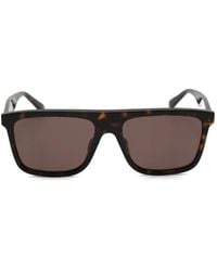 Gucci - Tortoiseshell-Effect Square-Frame Sunglasses - Lyst