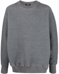Undercover - Jersey de canalé con cuello redondo - Lyst