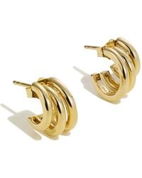 BY PARIAH - 14Ct Stack Earrings - Lyst