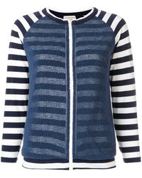 Giorgio Armani Jacke mit Streifen - Blau