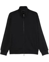 Emporio Armani - Cotton Zipped Sweatshirt - Lyst