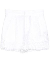 Dice Kayek - Perforated-Design Shorts - Lyst
