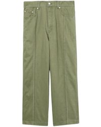 FIVE CM - Piped-Trim Wide-Leg Jeans - Lyst
