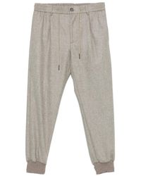 Tagliatore - Drawstring-Waist Ribbed-Cuff Track Pants - Lyst