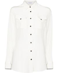 Brunello Cucinelli - Long Sleeve Shirt - Lyst