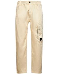 C.P. Company - Stretch Sateen Regular Cargo Pants - Lyst