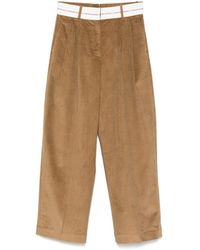Nine:inthe:morning - Pantalones de pana con pinzas - Lyst