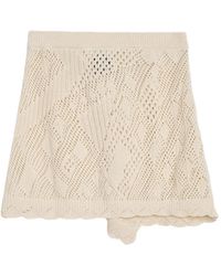 A PAPER KID - Pointelle-Knit Skirt - Lyst