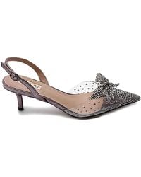 Nicoli - 50Mm Trudi Crystal-Embellished Bow Pumps - Lyst