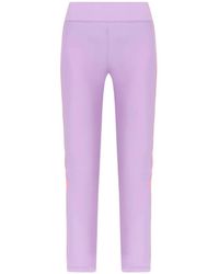 Versace Jeans Couture - Stripe-Detail Leggings - Lyst