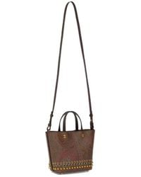 Etro - Mini Essential Arnica Bag With Studs - Lyst