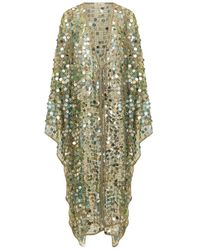 SANA OSMANI - Yasmin Sequin-Embellished Cape - Lyst
