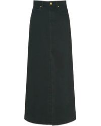 Ulla Johnson - Jupe En Jean Anais À Coupe Longue - Lyst