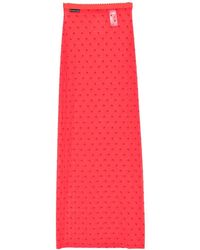 Marine Serre - Moon Plumetis Mesh Skirt - Lyst