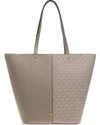 MICHAEL Michael Kors - Logo-Print Canvas Tote Bag - Lyst