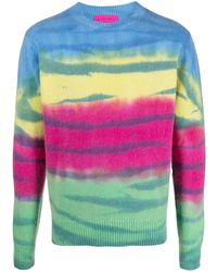 The Elder Statesman - Gestreifter Kaschmirpullover - Lyst