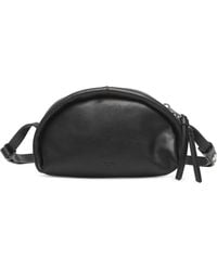 AllSaints - Half-Moon Leather Cross Body Bag - Lyst