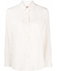 BOSS - Short-sleeve Silk Shirt - Lyst