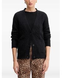 Silvian Heach - Valbuena Cable-Knit Button Cardigan - Lyst